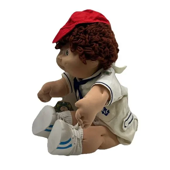 Vintage 1985 Sailor Cabbage Patch Kids With Original Paperwork/birth Certificate - Picture 2 of 9